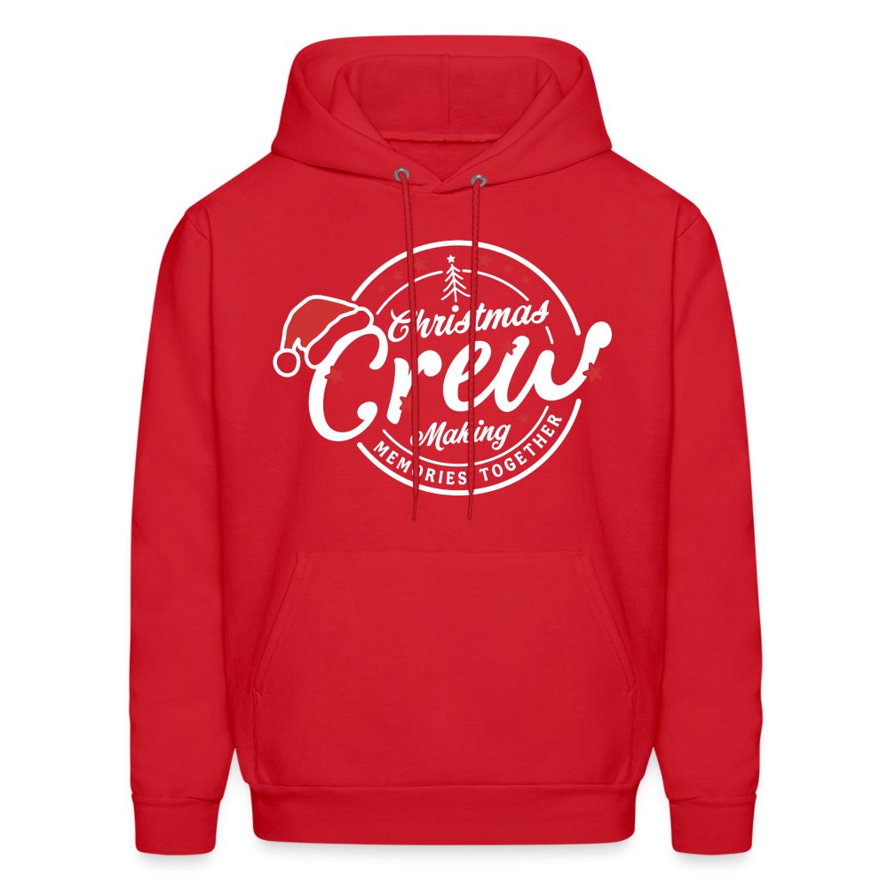 Christmas Crew Making Memories Together Hoodie - red