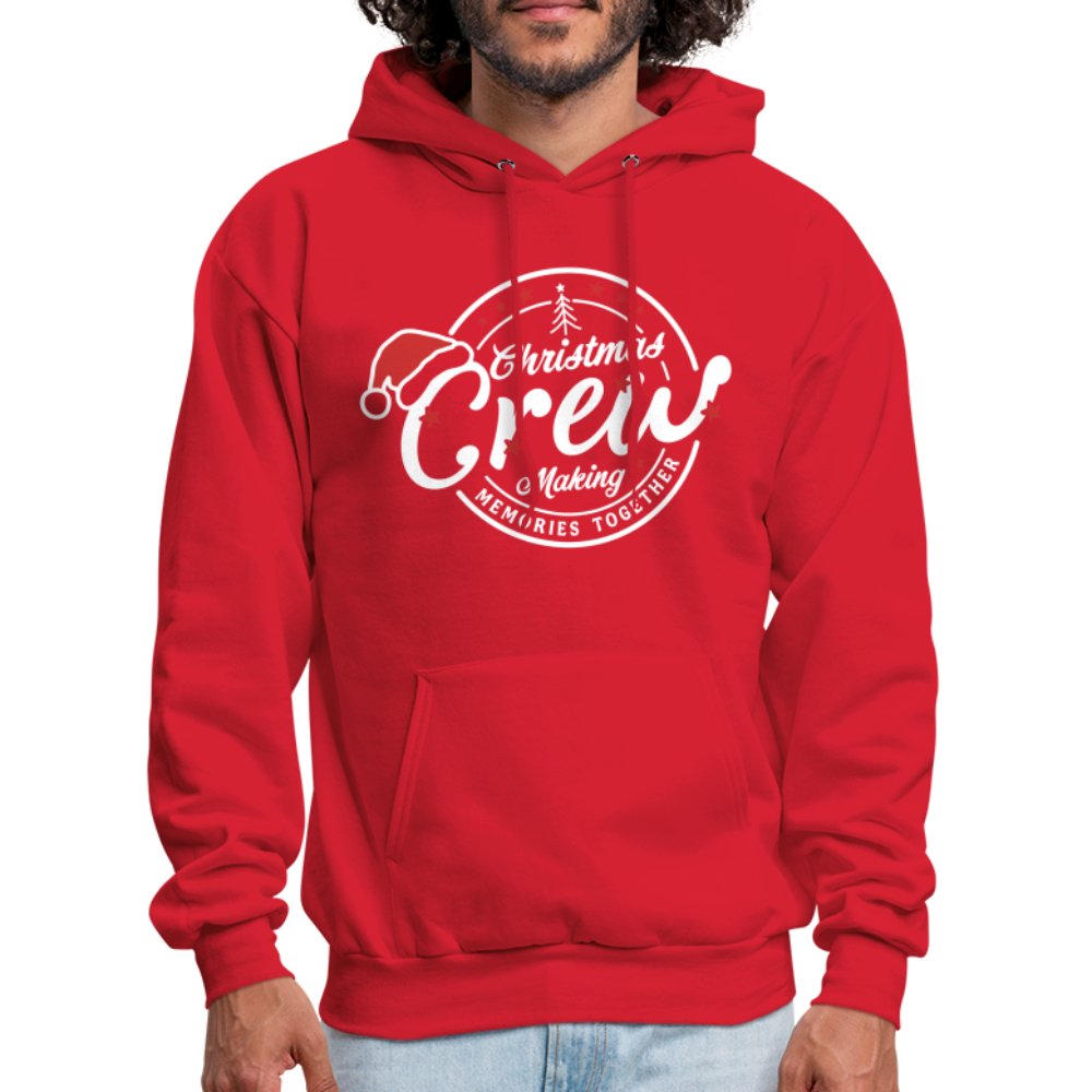 Christmas Crew Making Memories Together Hoodie - red