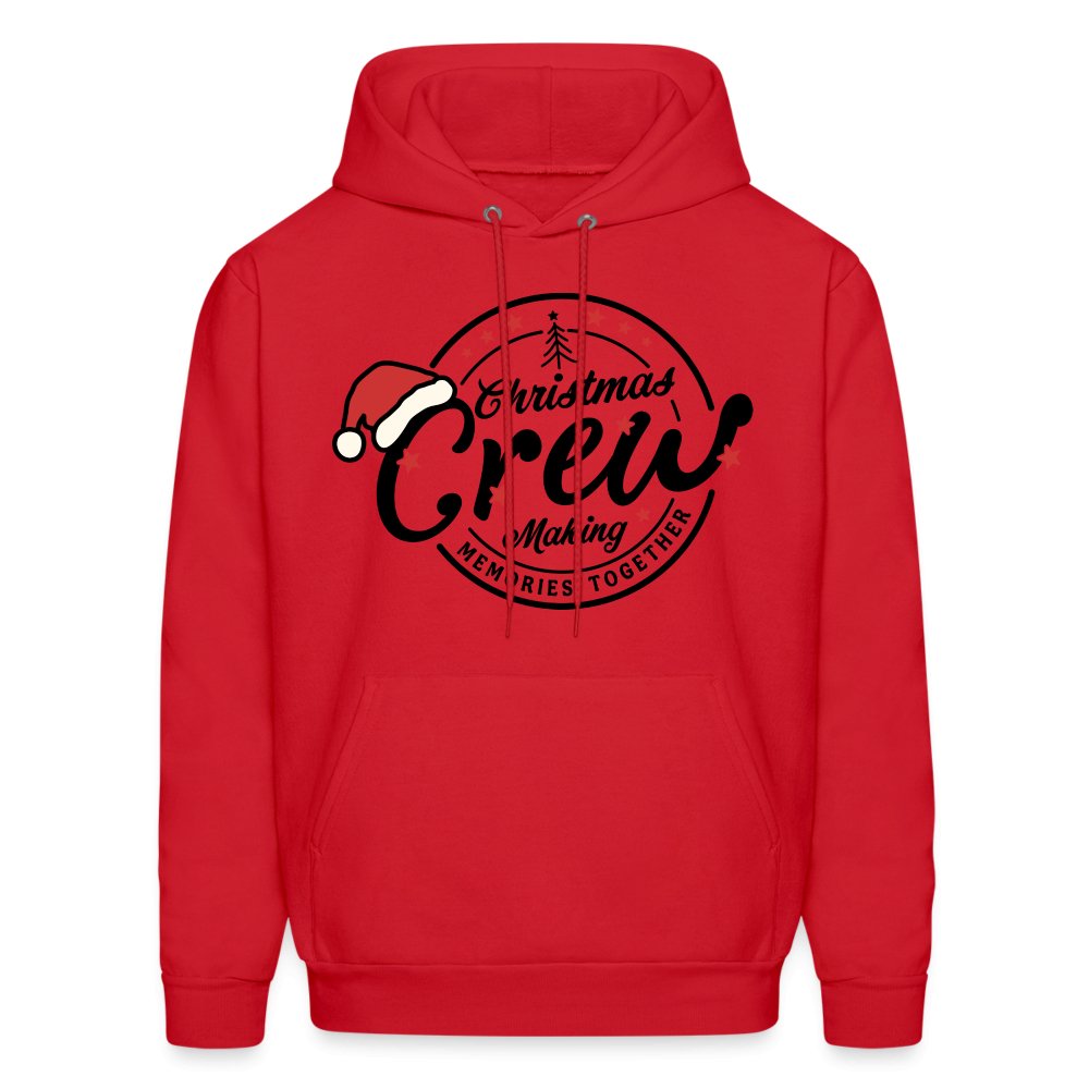 Christmas Crew Making Memories Together Hoodie - red