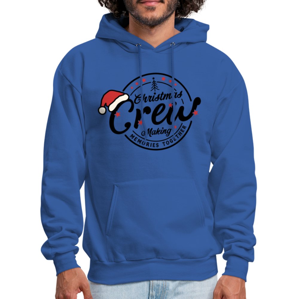 Christmas Crew Making Memories Together Hoodie - royal blue