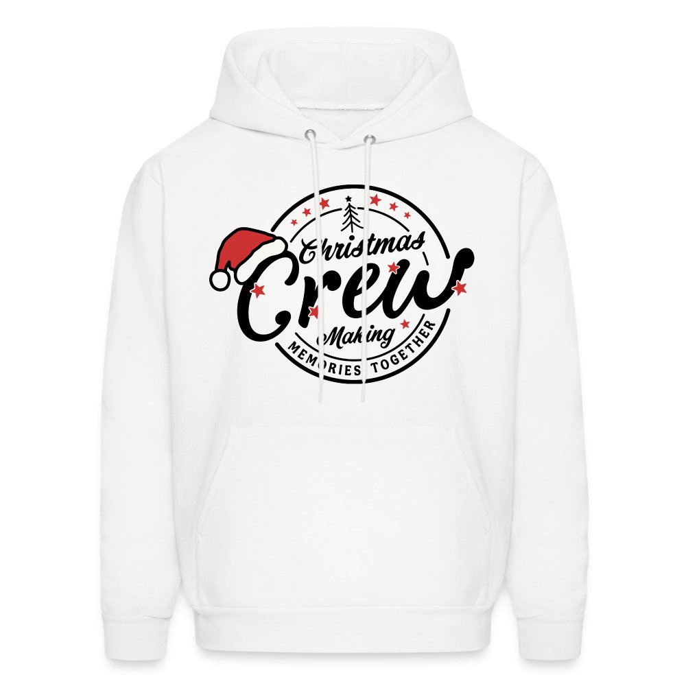 Christmas Crew Making Memories Together Hoodie - white