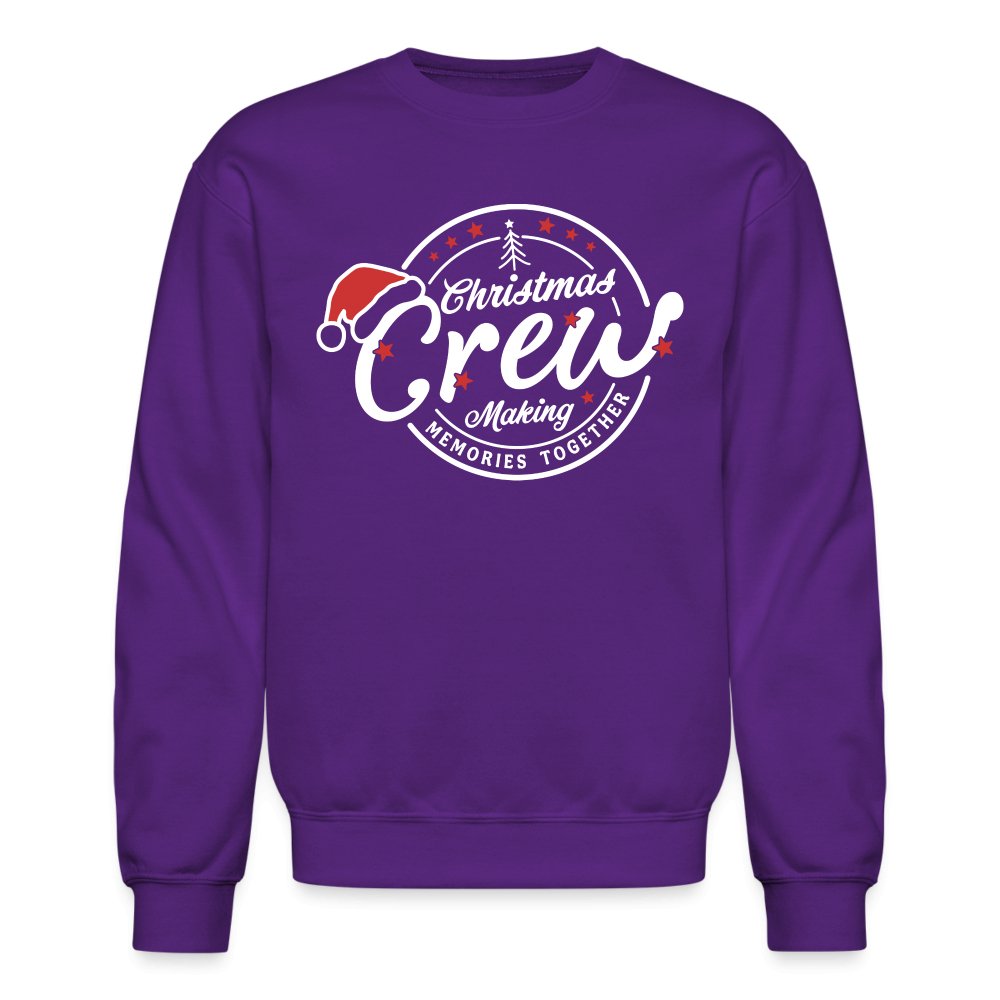 Christmas Crew Making Memories Together Sweatshirt - purple