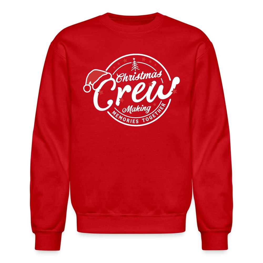 Christmas Crew Making Memories Together Sweatshirt - red