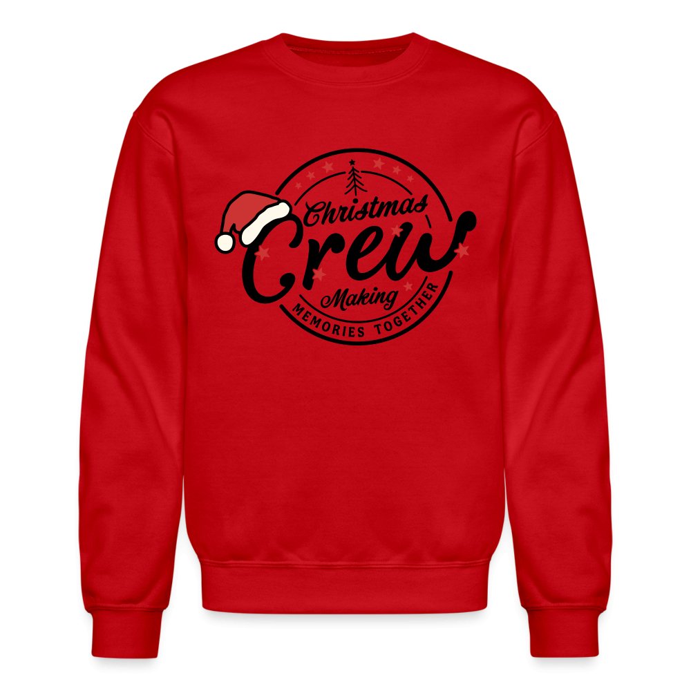 Christmas Crew Making Memories Together Sweatshirt - red