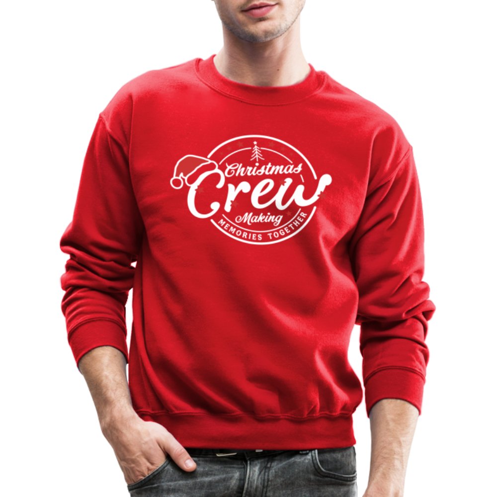 Christmas Crew Making Memories Together Sweatshirt - red