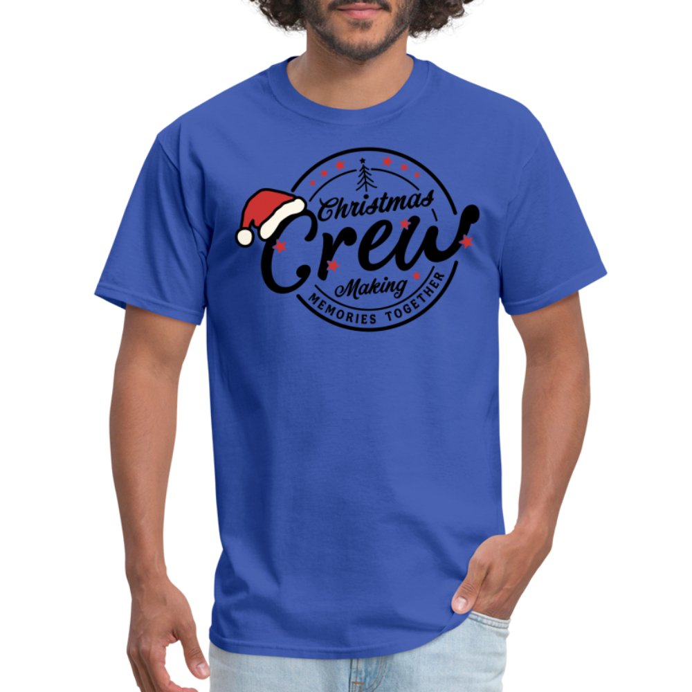 Christmas Crew Making Memories Together T-Shirt - royal blue