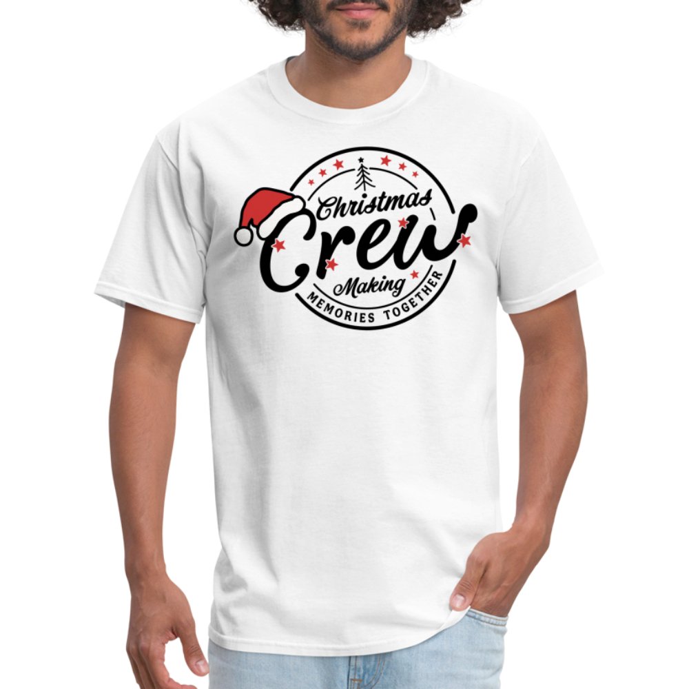 Christmas Crew Making Memories Together T-Shirt - white