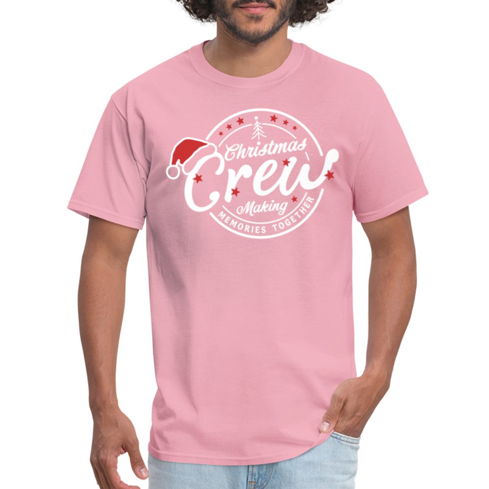 Christmas Crew Making Memories Together Unisex T-Shirt - pink