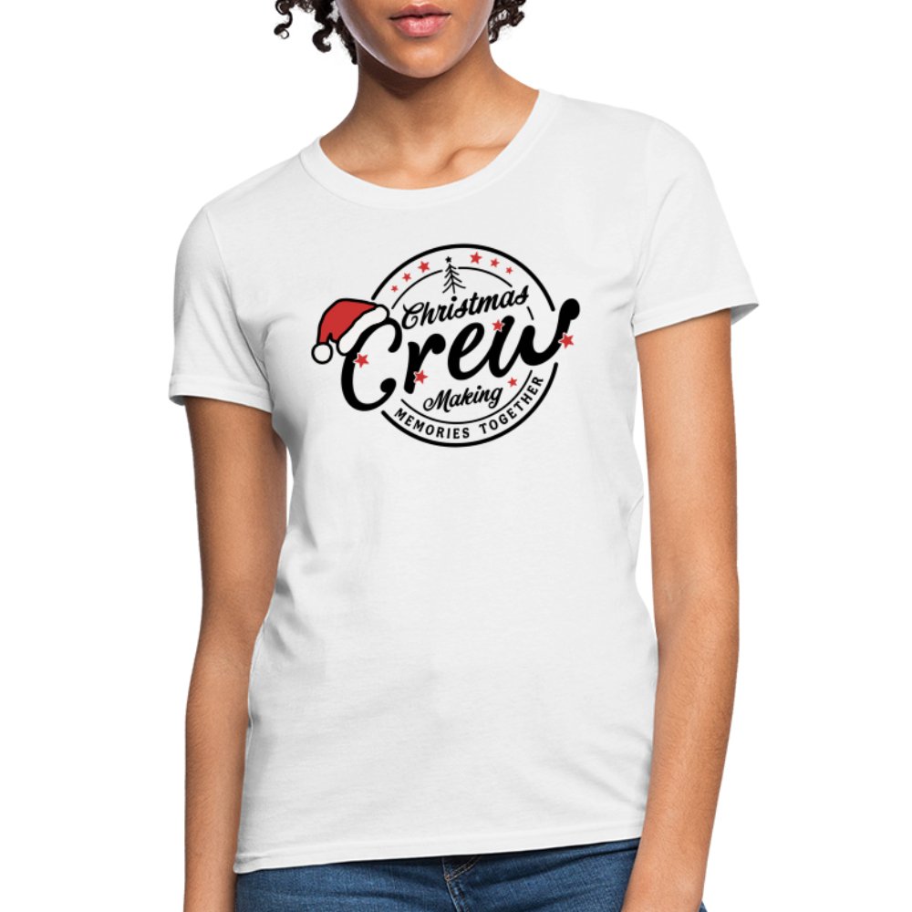 Christmas Crew Making Memories Together Women's T-Shirt - white