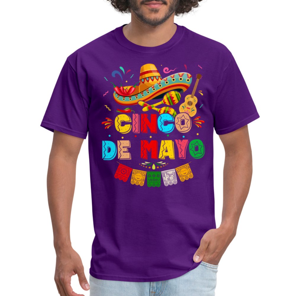 Cinco de Mayo T-Shirt - purple