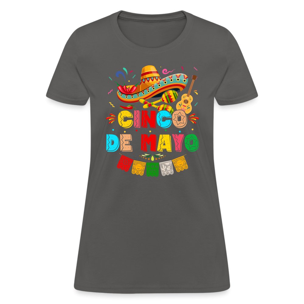 Cinco de Mayo Women's T-Shirt - charcoal