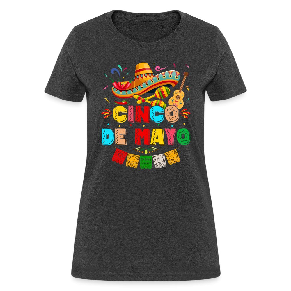 Cinco de Mayo Women's T-Shirt - heather black