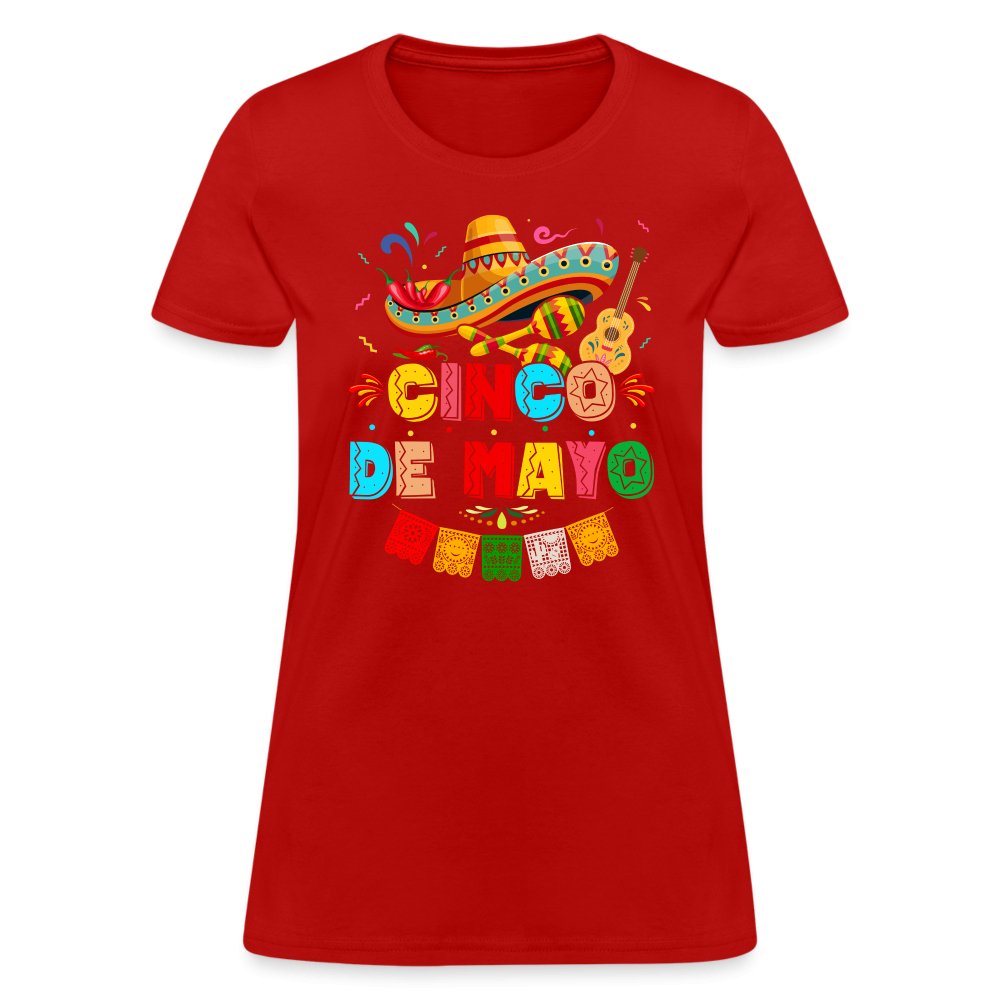 Cinco de Mayo Women's T-Shirt - red