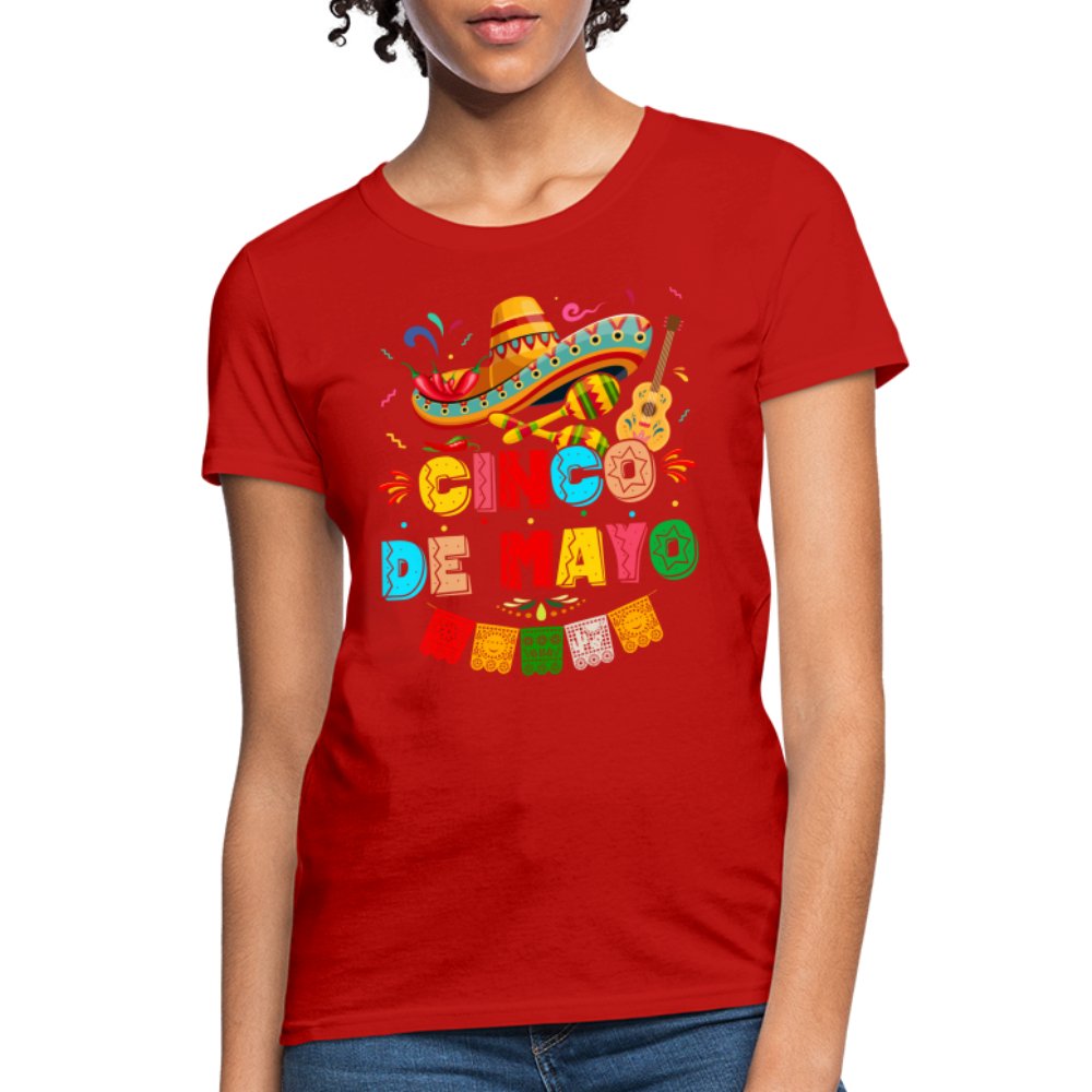 Cinco de Mayo Women's T-Shirt - red