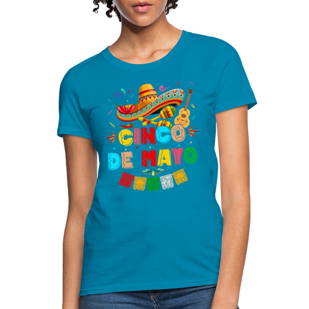 Cinco de Mayo Women's T-Shirt - turquoise