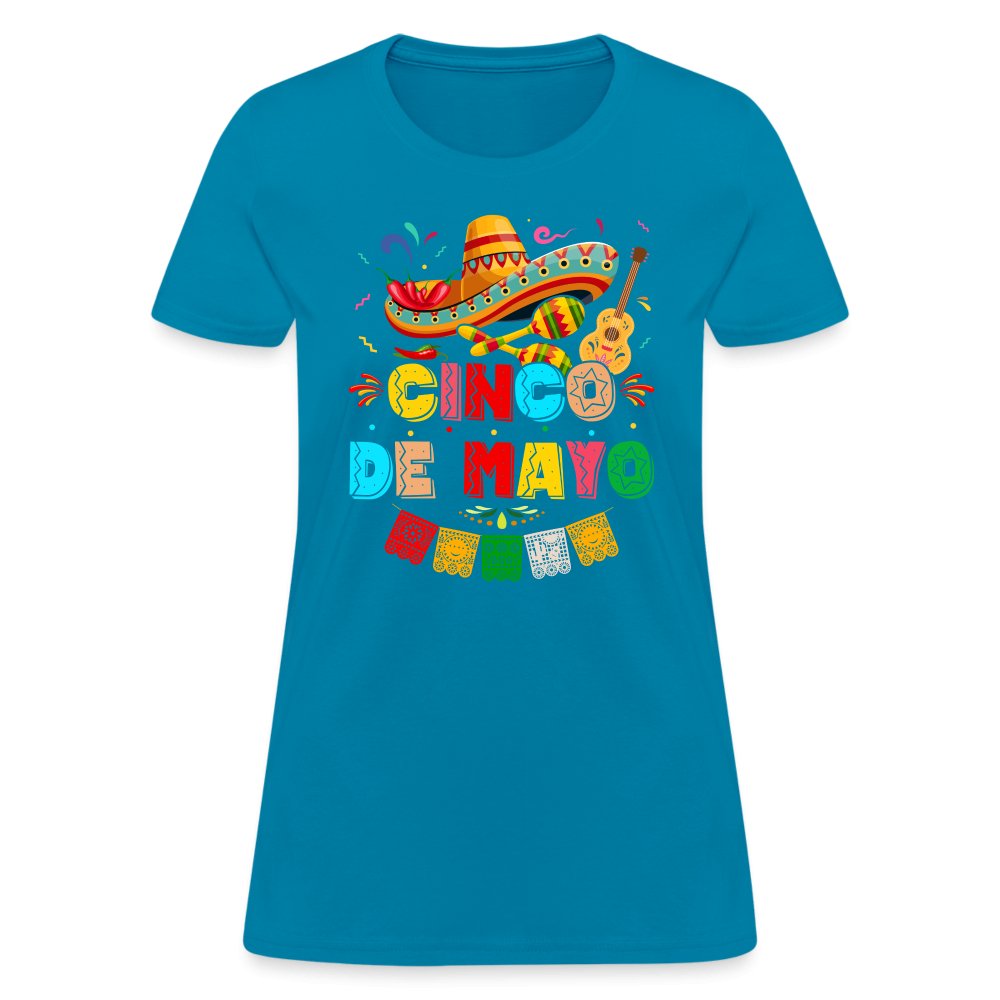 Cinco de Mayo Women's T-Shirt - turquoise