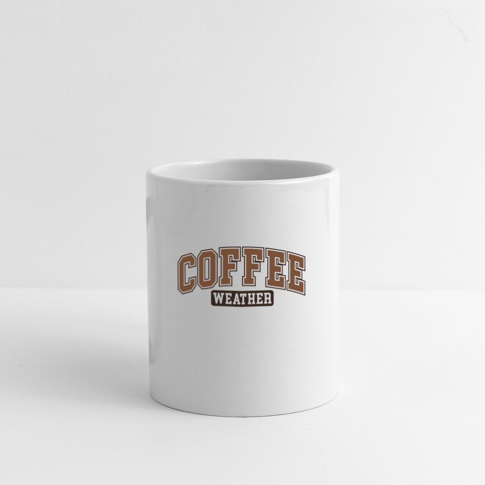 Coffee Weather Coffee Mug - white