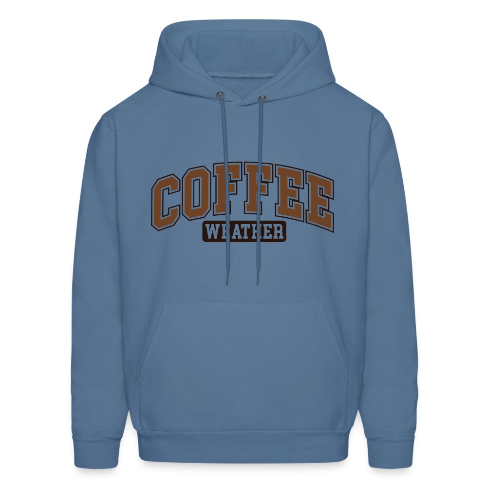 Coffee Weather Hoodie - denim blue