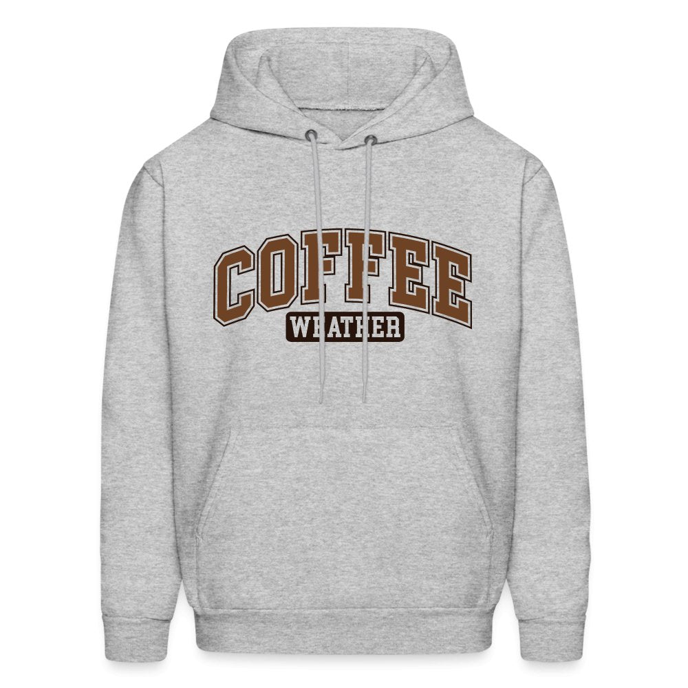 Coffee Weather Hoodie - heather gray