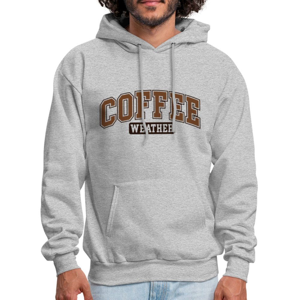 Coffee Weather Hoodie - heather gray