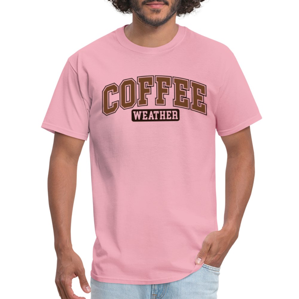 Coffee Weather T-Shirt - pink