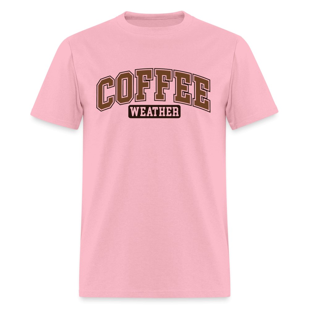 Coffee Weather T-Shirt - pink