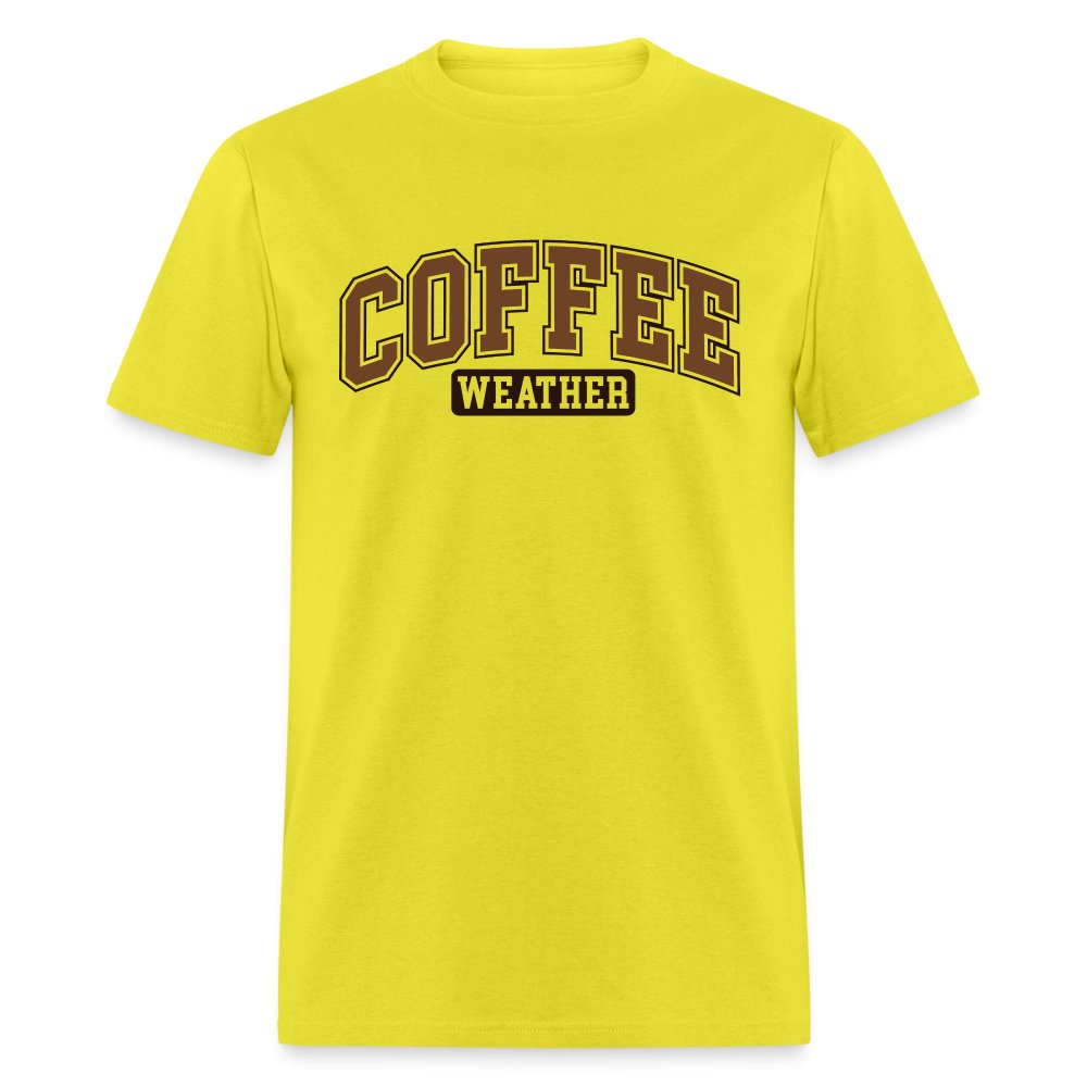 Coffee Weather T-Shirt - yellow