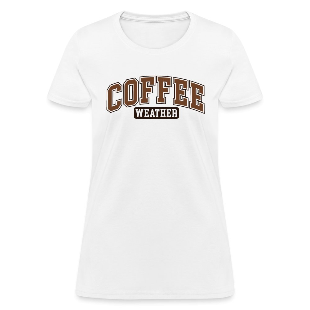 Coffee Weather Women's Contoured T-Shirt - heather gray