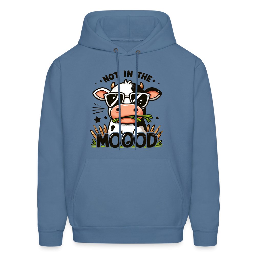 Cow Says Not In The Mood Hoodie - option1# - Men's Hoodie | Hanes P170