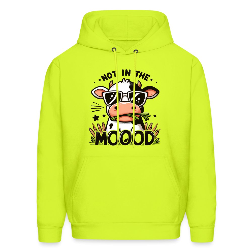 Cow Says Not In The Mood Hoodie - option1# - Men's Hoodie | Hanes P170