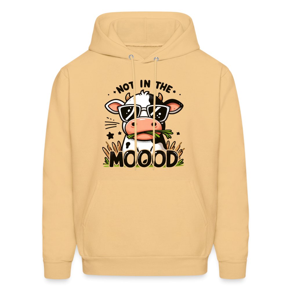 Cow Says Not In The Mood Hoodie - option1# - Men's Hoodie | Hanes P170