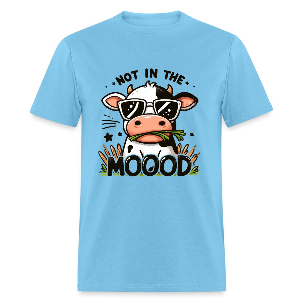 Cow Says Not In The Mood T-Shirt - option1# - Unisex Classic T-Shirt | Fruit of the Loom 3930