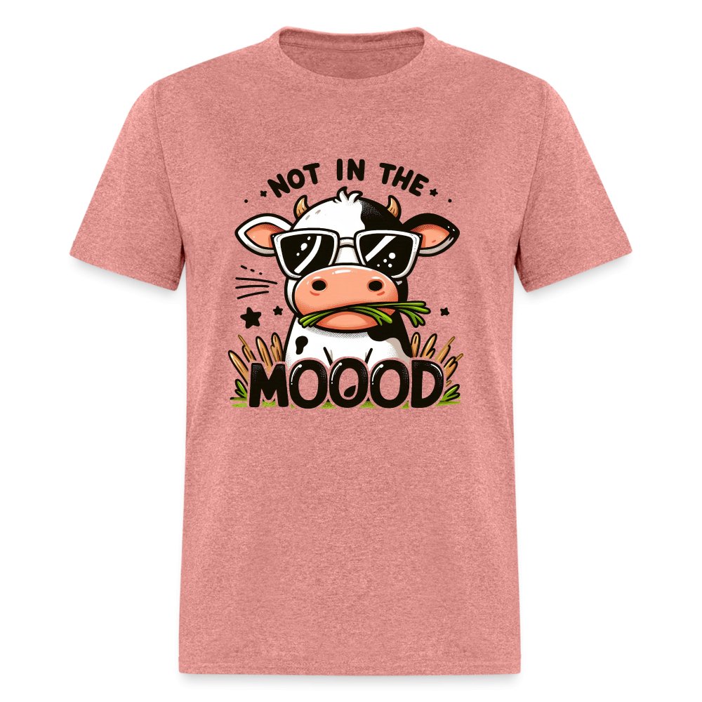 Cow Says Not In The Mood T-Shirt - option1# - Unisex Classic T-Shirt | Fruit of the Loom 3930