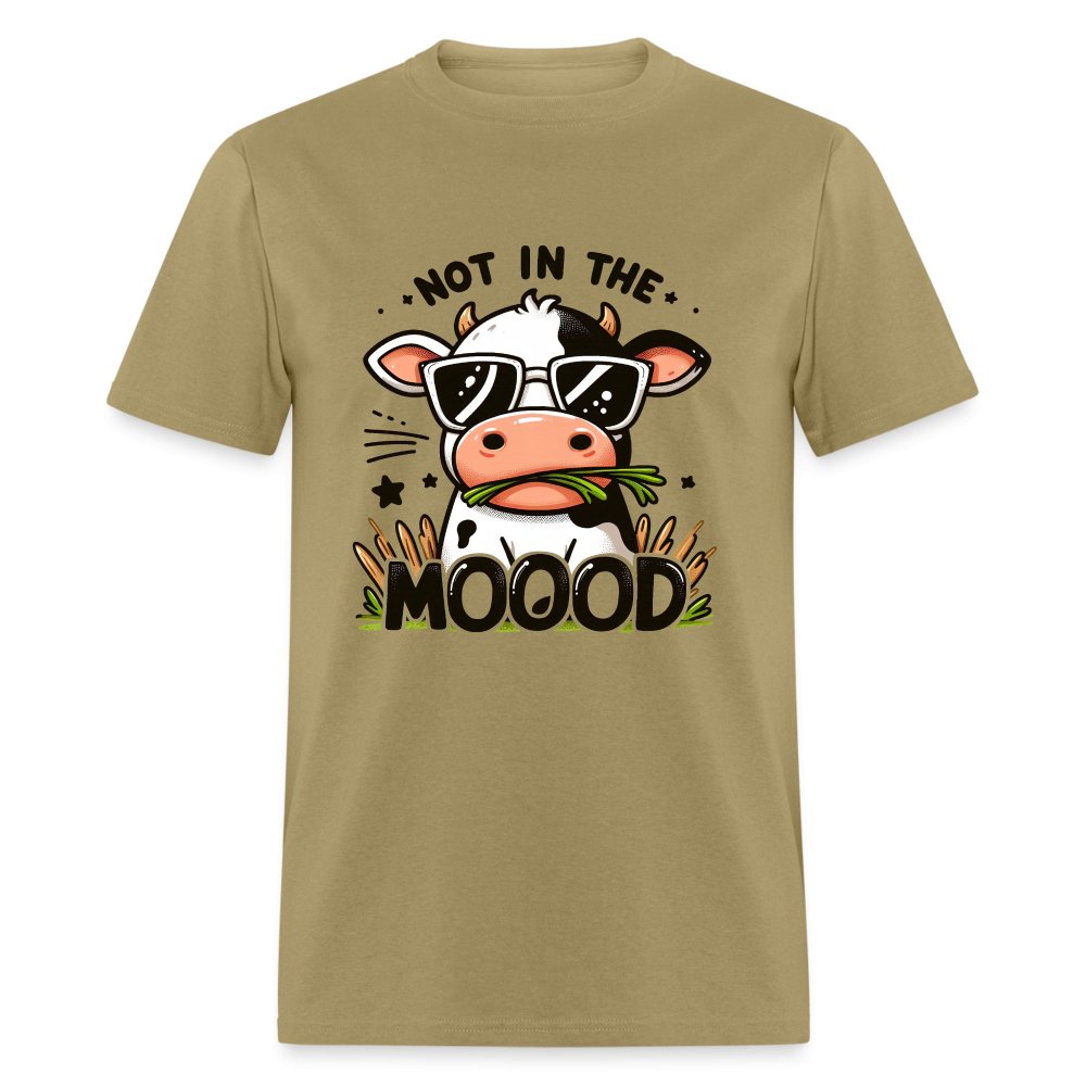 Cow Says Not In The Mood T-Shirt - option1# - Unisex Classic T-Shirt | Fruit of the Loom 3930