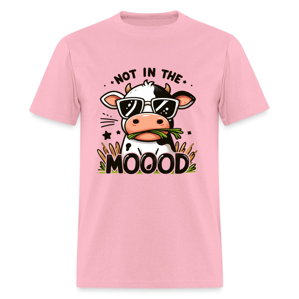 Cow Says Not In The Mood T-Shirt - option1# - Unisex Classic T-Shirt | Fruit of the Loom 3930