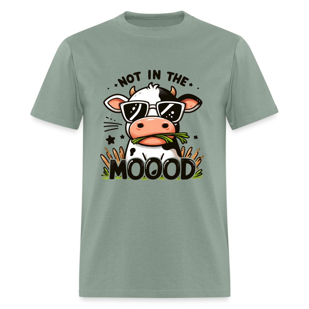 Cow Says Not In The Mood T-Shirt - option1# - Unisex Classic T-Shirt | Fruit of the Loom 3930