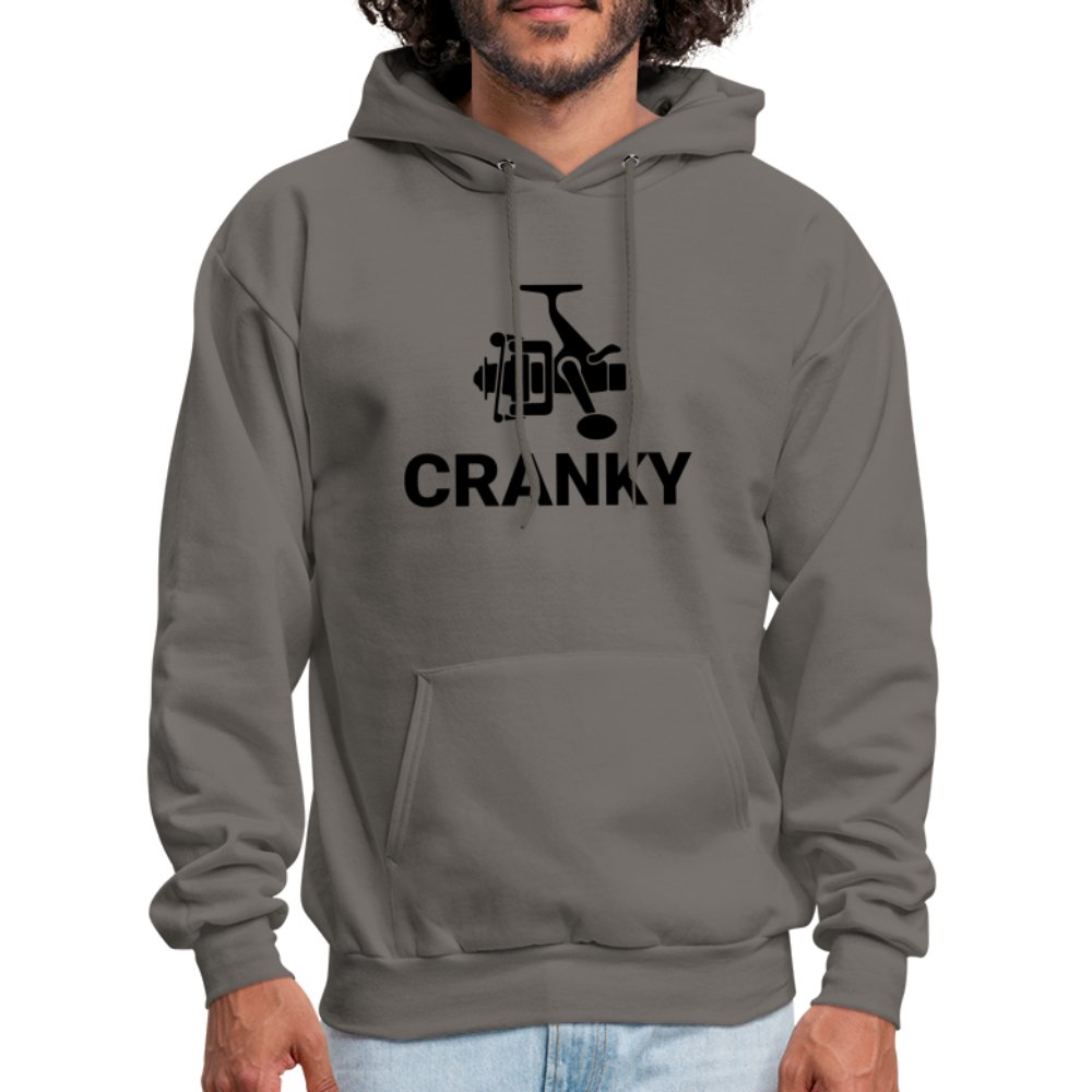 Cranky Hoodie (Fishing) - asphalt gray