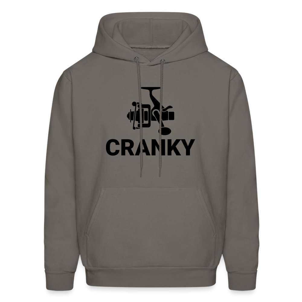 Cranky Hoodie (Fishing) - asphalt gray