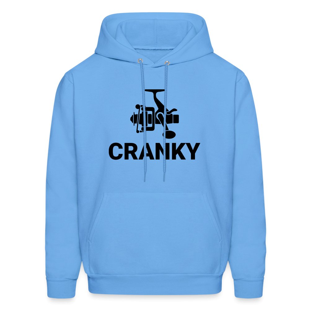 Cranky Hoodie (Fishing) - carolina blue