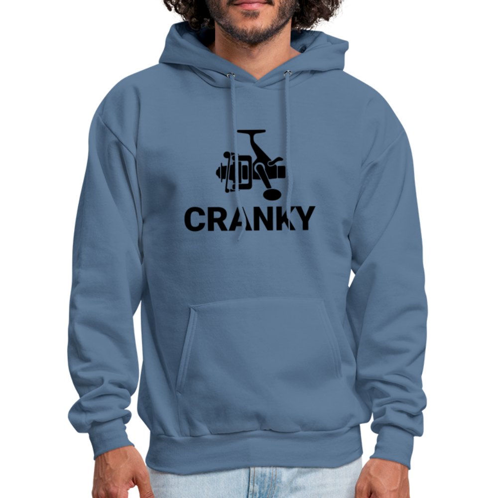 Cranky Hoodie (Fishing) - denim blue