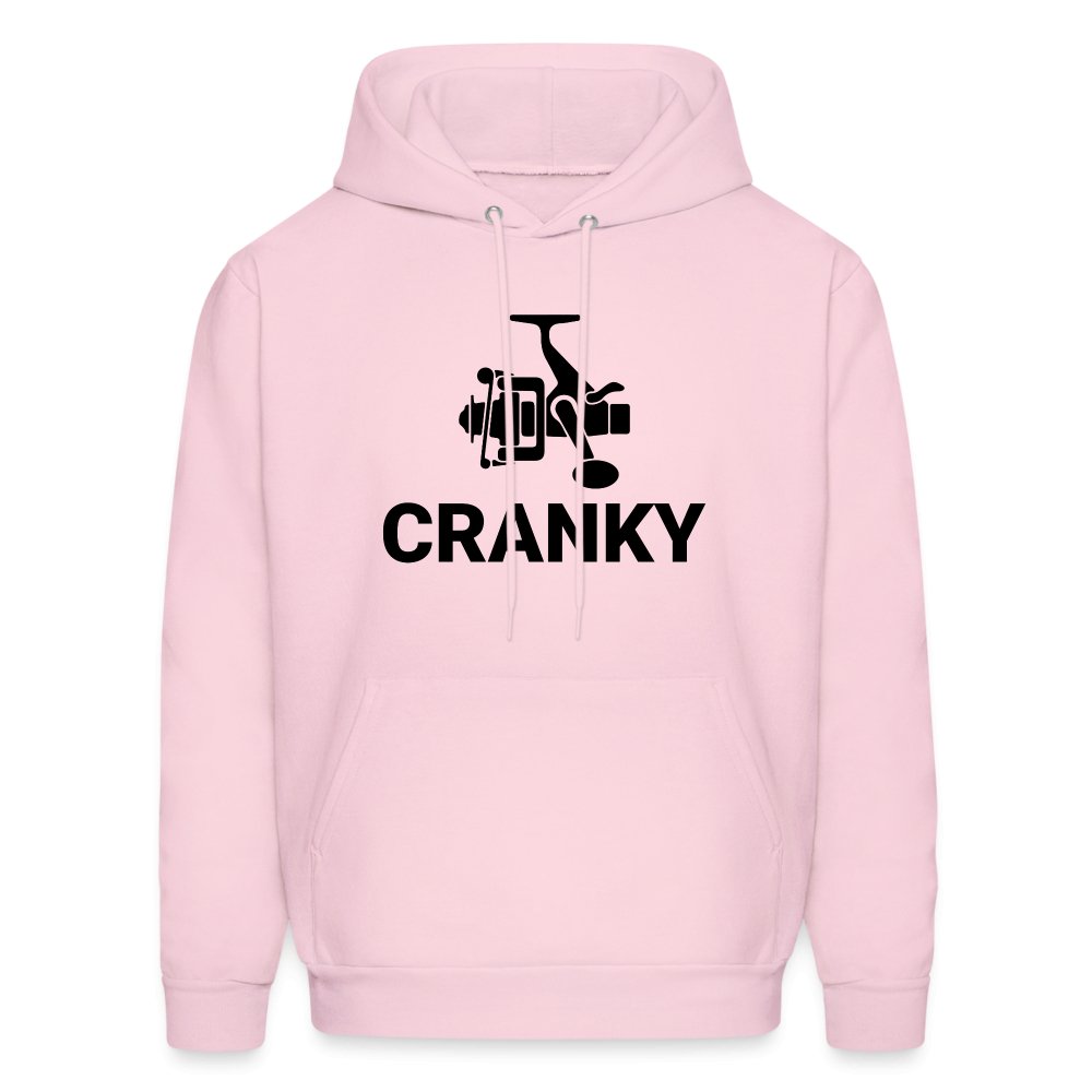 Cranky Hoodie (Fishing) - pale pink