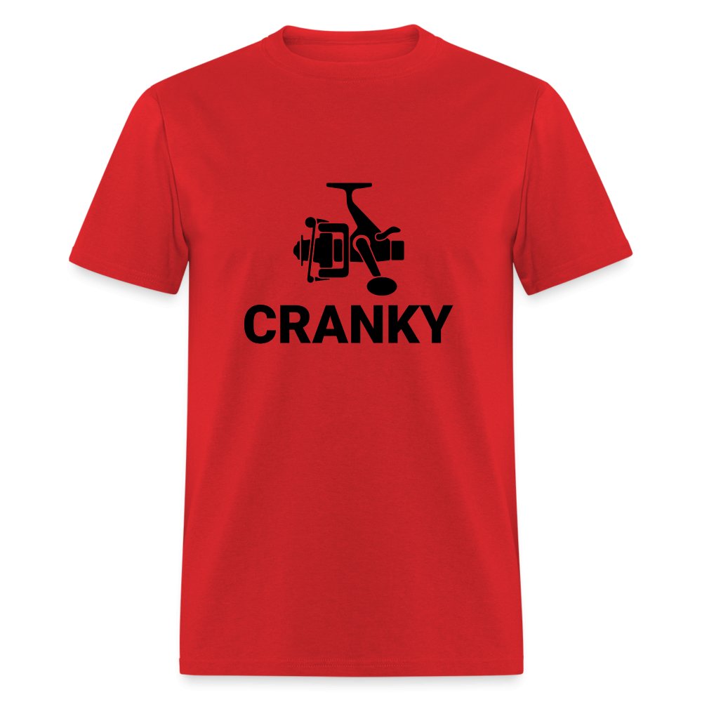 Cranky T-Shirt (Fishing) - aquatic blue