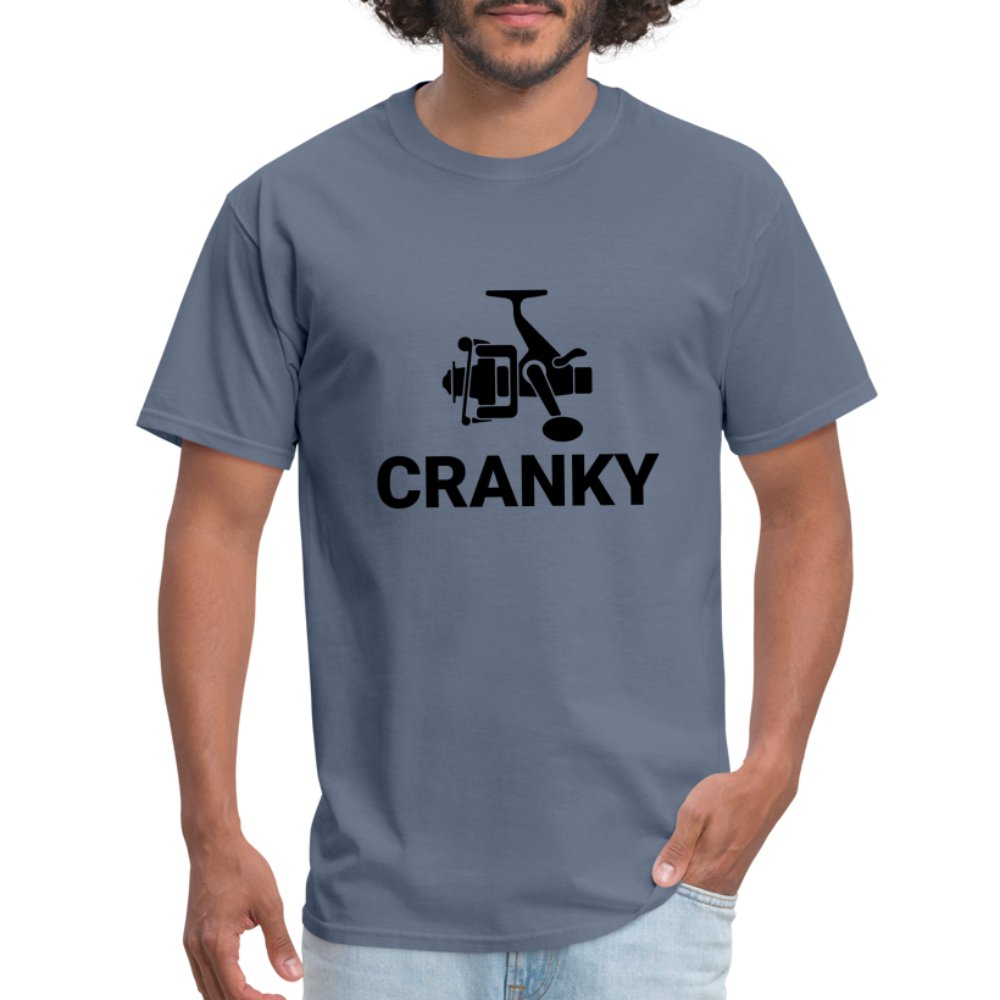 Cranky T-Shirt (Fishing) - denim