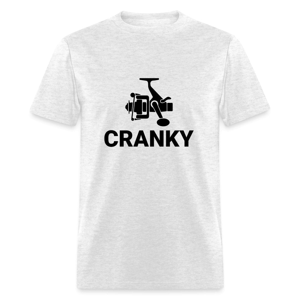 Cranky T-Shirt (Fishing) - heather gray