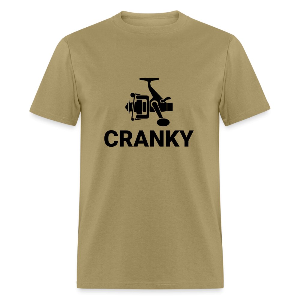 Cranky T-Shirt (Fishing) - khaki