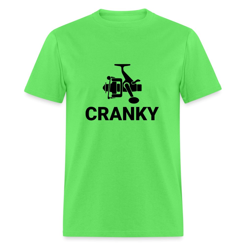 Cranky T-Shirt (Fishing) - kiwi