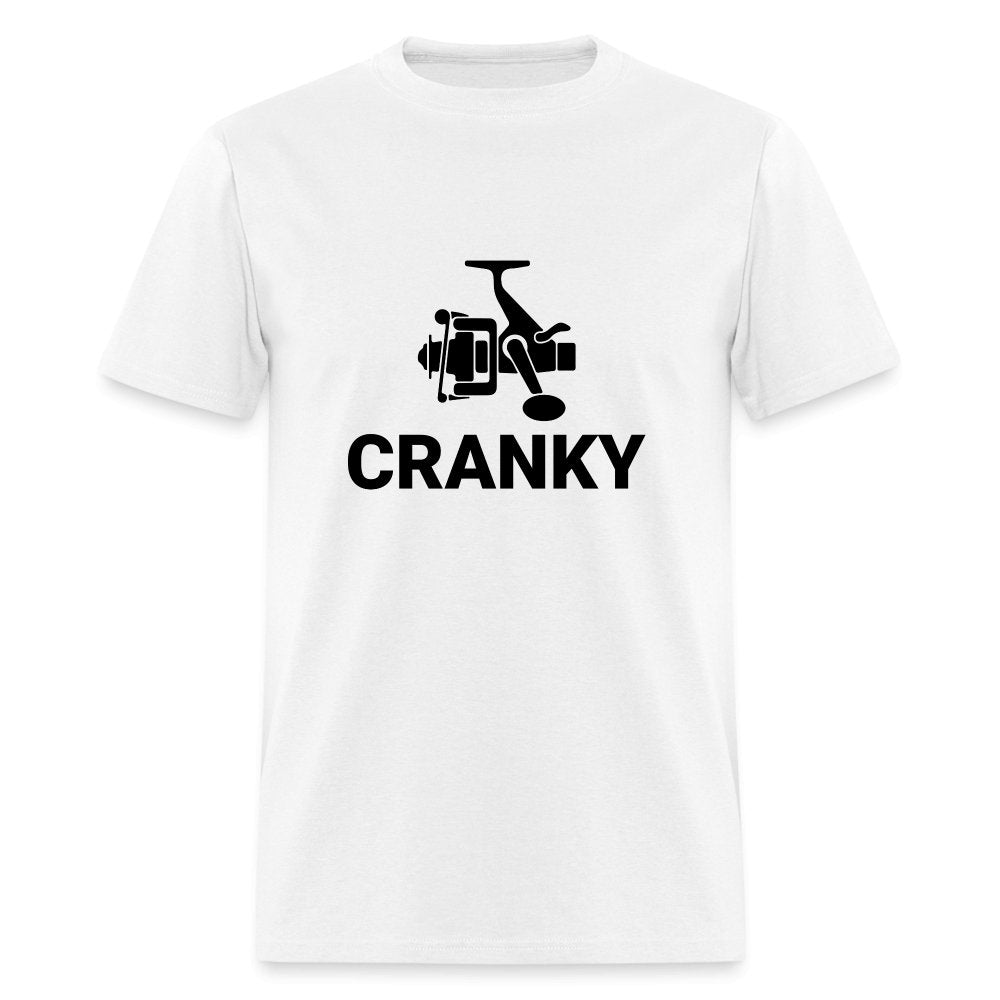 Cranky T-Shirt (Fishing) - light heather gray