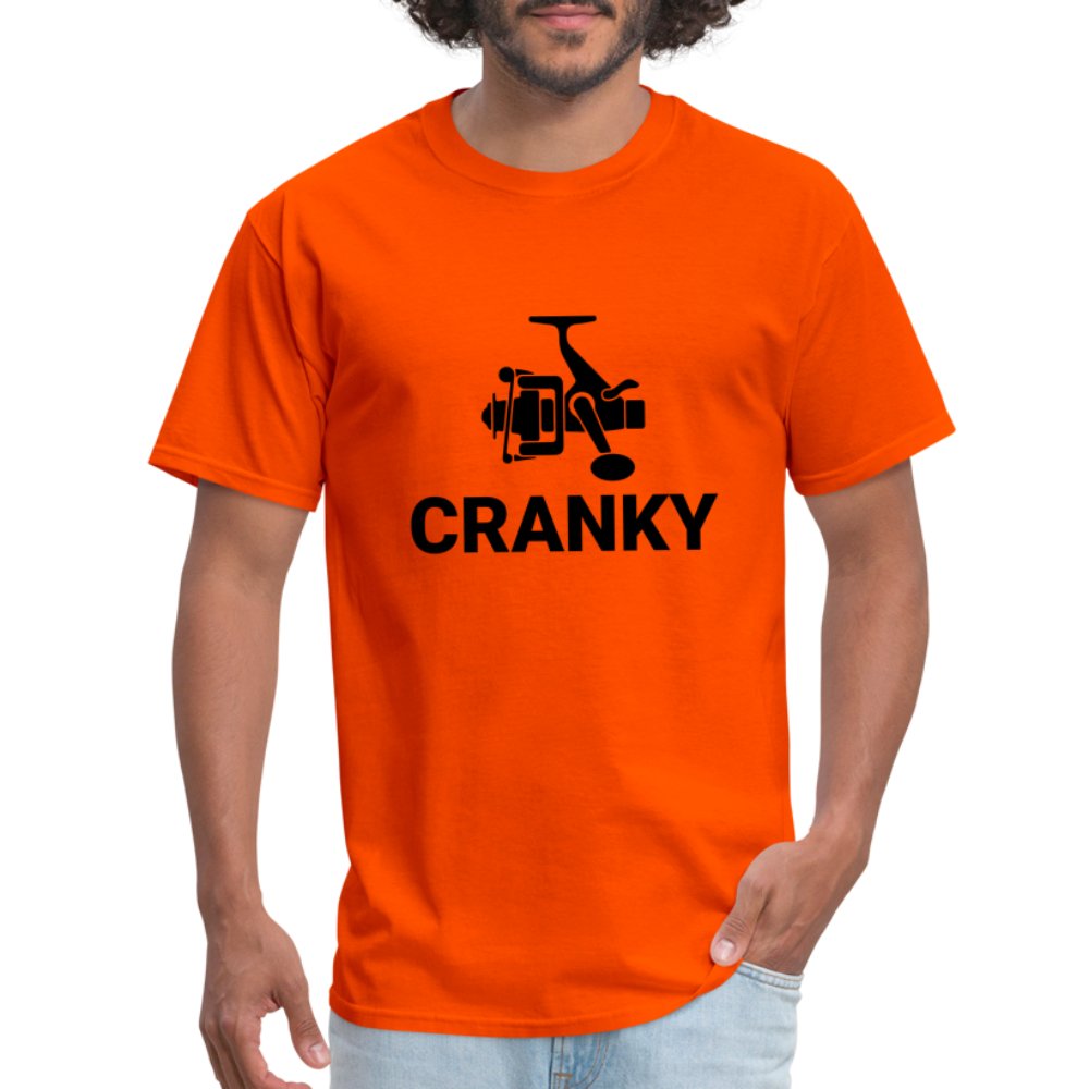 Cranky T-Shirt (Fishing) - orange