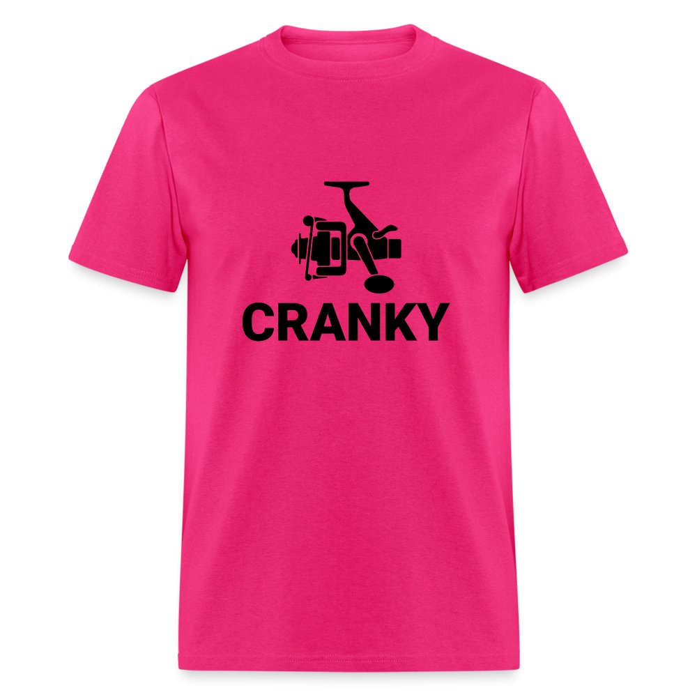 Cranky T-Shirt (Fishing) - pink