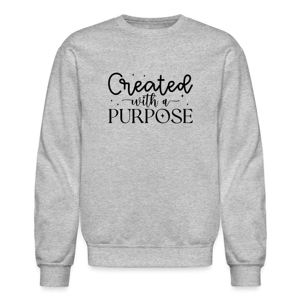 Created with a Purpose Sweatshirt - heather gray